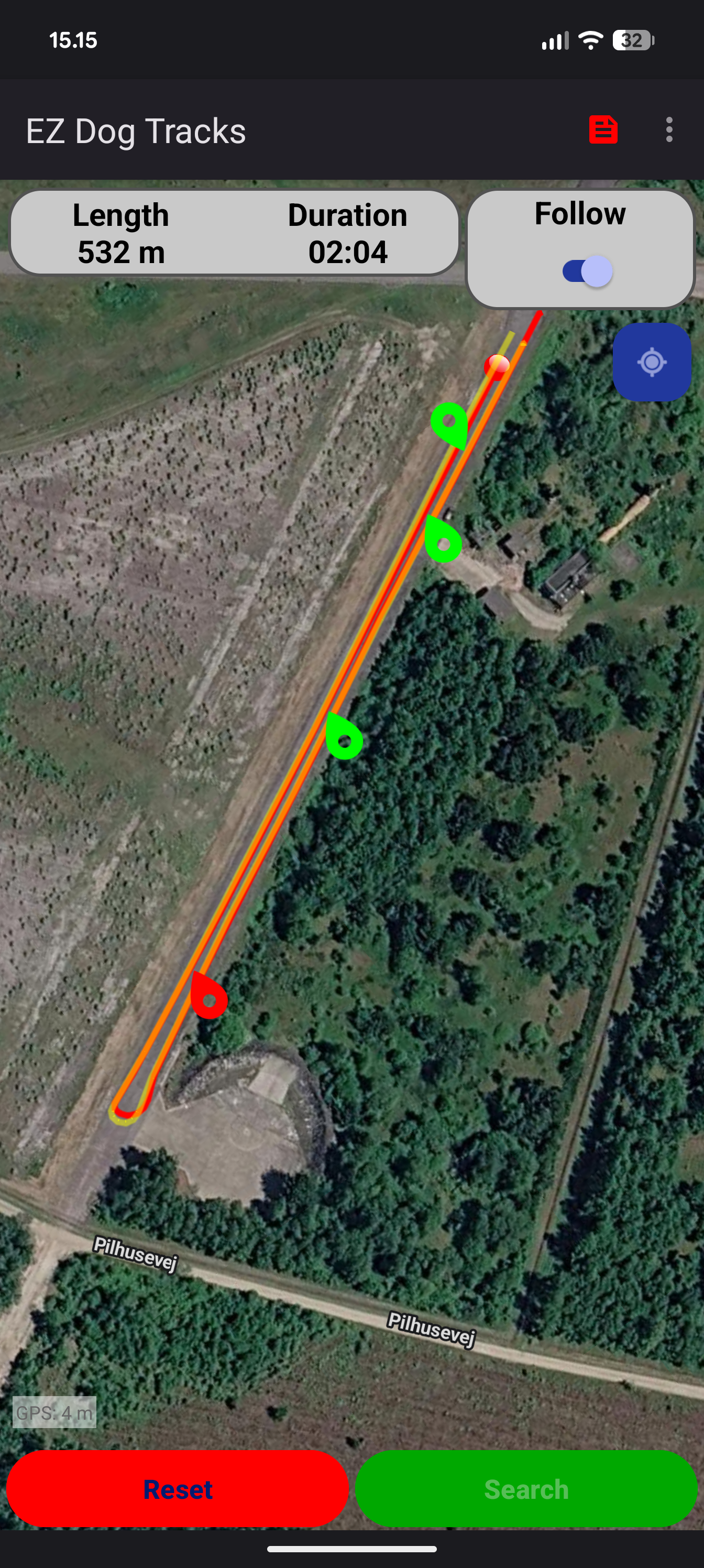 EZ Dog Tracks Sk�rmbillede